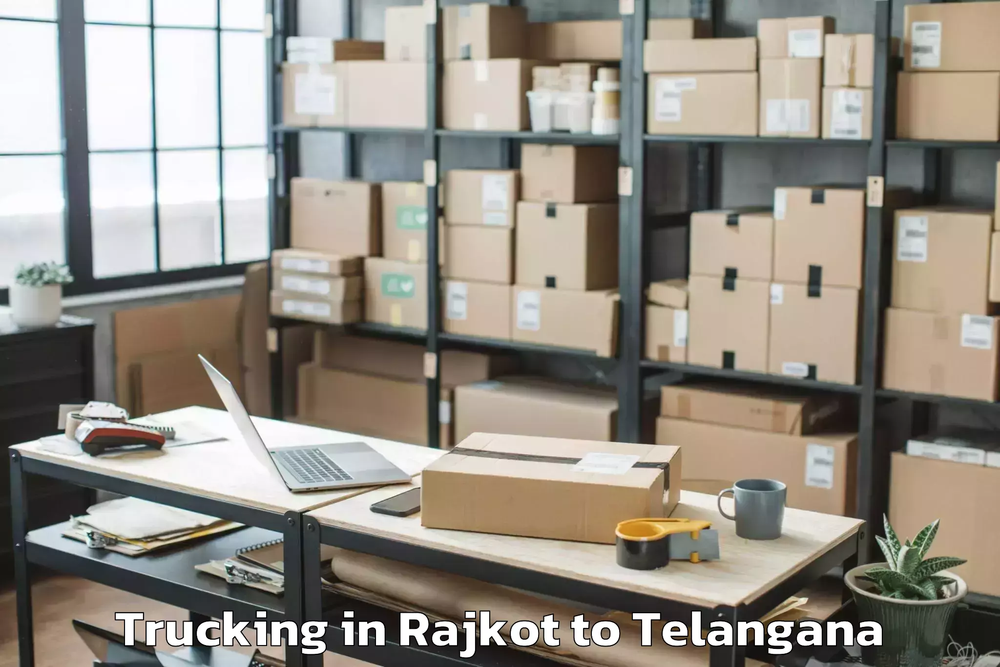 Easy Rajkot to Chevella Trucking Booking